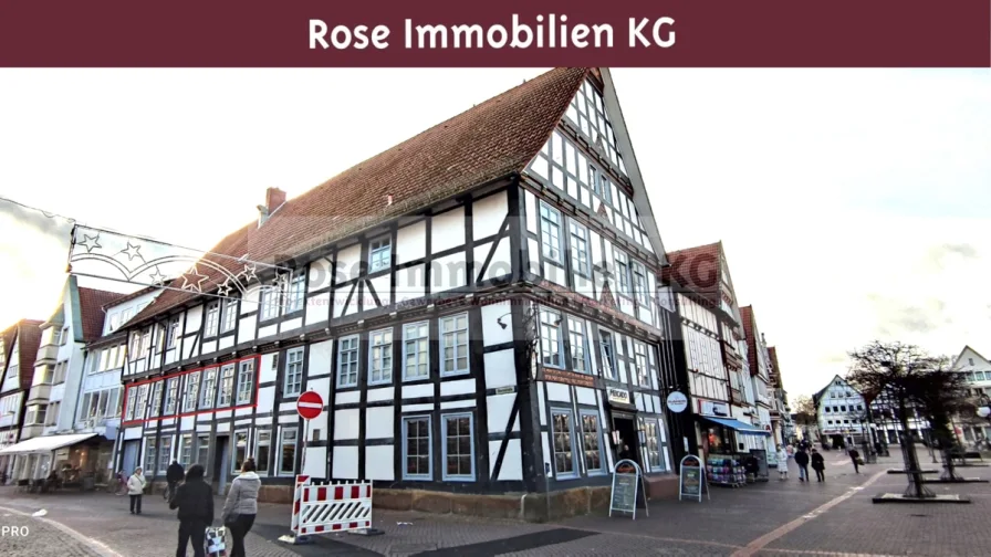 Ansicht - Büro/Praxis mieten in Stadthagen - ROSE IMMOBILIEN KG: Büro-/Praxisflächen in der Innenstadt von Stadthagen!