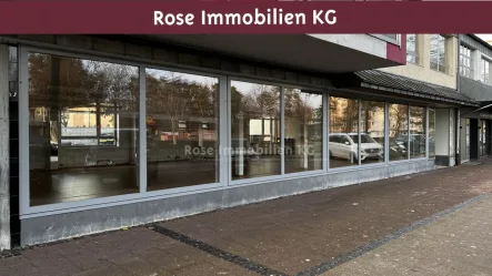 Außenfront - Laden/Einzelhandel mieten in Espelkamp - ROSE IMMOBILIEN KG:  Ihr Ladenlokal in der Fußgängerzone von Espelkamp!
