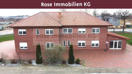 Außenansicht - Büro/Praxis mieten in Espelkamp - ROSE IMMOBILIE KG: Verwaltungshaus in Espelkamp zu vermieten.