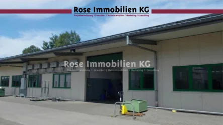 Ansicht - Halle/Lager/Produktion mieten in Rahden , Westf - ROSE IMMOBILIEN KG: Produzieren - Lagern - Kommissionieren - Verteilen in Rahden!