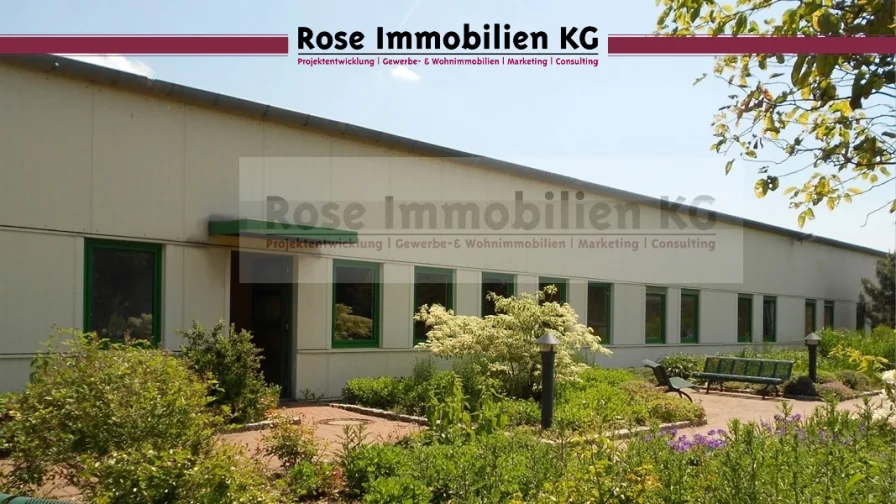 Verwaltung - Halle/Lager/Produktion mieten in Rahden , Westf - ROSE IMMOBILIEN KG: Produzieren - Lagern - Kommissionieren - Verteilen in Rahden!