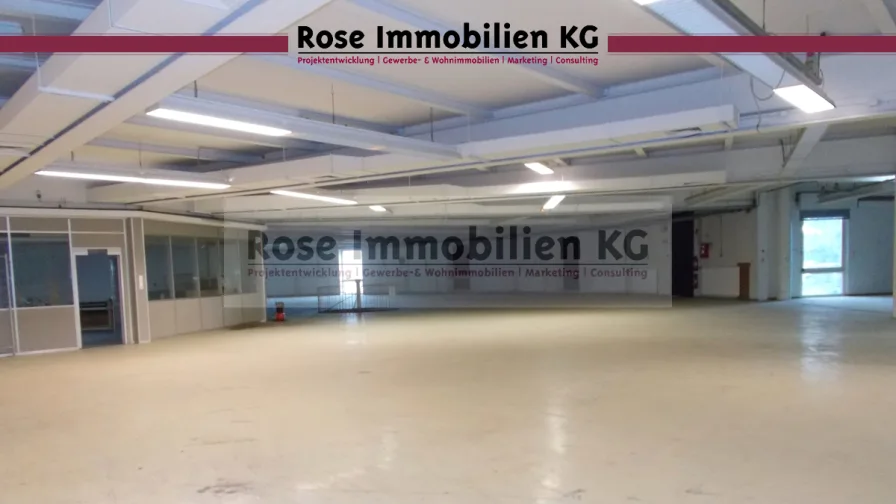 Lager - Halle/Lager/Produktion mieten in Löhne - ROSE IMMOBILIEN KG: Ausstellung, Büro und Lager in Löhne nahe der BAB 30!