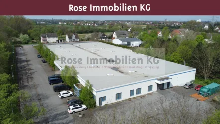 Ost Ansicht - Halle/Lager/Produktion kaufen in Minden - ROSE IMMOBILIEN KG: Sondergebiet mit ca. 3.300m² Fläche mit guter Anbindung zu verkaufen!
