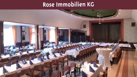 Saal mit Bestuhlung - Gastgewerbe/Hotel kaufen in Warmsen - Gastronomie, Catering oder Events? Hier ist vieles Möglich!