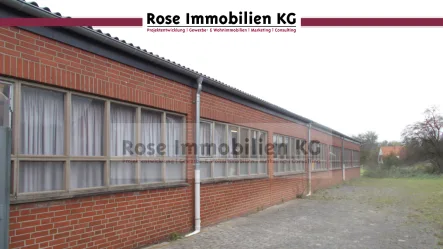 Ansicht - Halle/Lager/Produktion mieten in Rinteln - Rose-Immobilien-KG: Lager-/Produktionshalle in Rinteln zu vermieten!