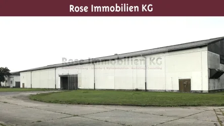Halle 9 - Halle/Lager/Produktion mieten in Küstriner Vorland - ROSE IMMOBILIEN KG: Lagerhalle mit 6,8 m Höhe zu vermieten!