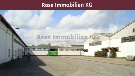 Innenplatz Halle 13-10 - Halle/Lager/Produktion mieten in Küstriner Vorland - ROSE IMMOBILIEN KG: Lagerhalle zu vermieten!