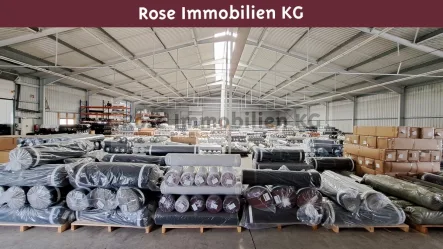 Halle 10 - Halle/Lager/Produktion mieten in Bad Oeynhausen - ROSE IMMOBILIEN KG: Kaltlagerhalle mit ebenerdigen Sektionaltor zu vermieten!