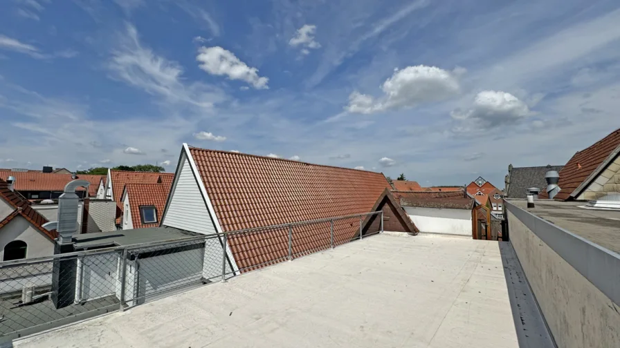 Dachterrasse mit Blick über Stadthagen