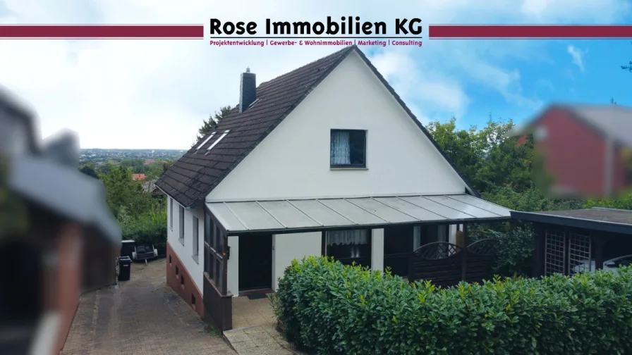 Außenansicht - Haus kaufen in Minden - Gemütliches Einfamilienhaus in Minden - Häverstädt