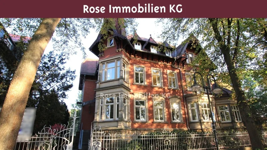 Bürohaus - Büro/Praxis mieten in Minden - ROSE IMMOBILIEN KG: Attraktive Büroräume in einer exklusiven Jugendstil-Villa