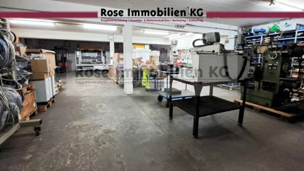 Lager/Produktion - Halle/Lager/Produktion mieten in Bünde - ROSE IMMOBILIEN KG: Lager-/ Produktion mit Büros in Bünde zu vermieten!