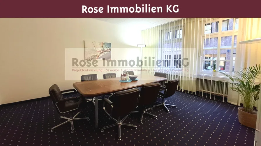 Besprechung - Büro/Praxis mieten in Minden - ROSE IMMOBILIEN KG: Zentrale Büroetage mit Nähe zu behördlichen Stellen wie z.B. Verwaltung und Gericht.