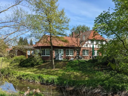 Lahder Krug - Rückseite - Gastgewerbe/Hotel kaufen in Petershagen - "Lahder Krug"