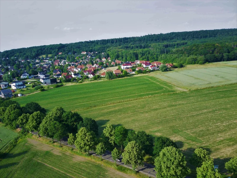 Luftbild - Grundstück kaufen in Bückeburg - Baugrundstücke in der Residenzstadt Bückeburg