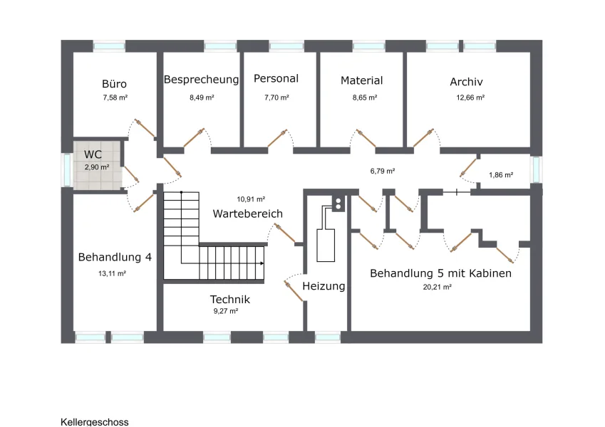 Grundriss Souterrain