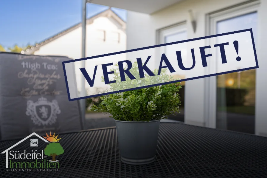 Stahl_verkauft - Wohnung kaufen in Bitburg / Stahl - Schöne Erdgeschosswohnung in Ruhelage mit Garten und Blick ins Grüne.