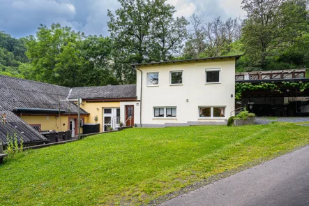  - Haus kaufen in Neuerburg - Attraktives Einfamilienhaus mit großer Gewerbeeinheit. :)