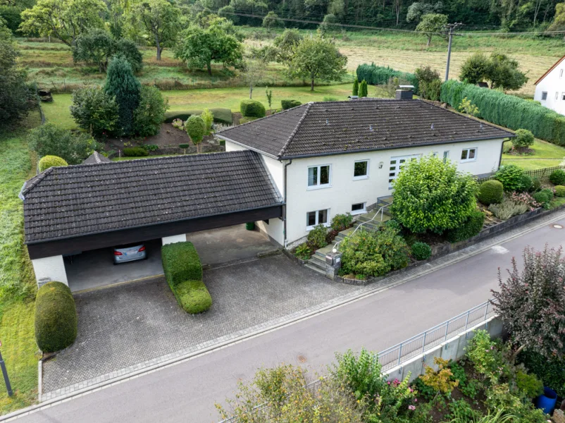  - Haus kaufen in Biersdorf - Gepflegtes Einfamilienhaus mit Doppelgarage und Carport in Biersdorf am See. Bitburg 5min