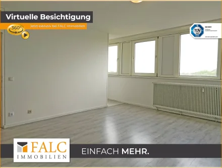 Wohn-/ Schlafzimmer - Wohnung kaufen in Marl - Apartment mit Aufzug nähe Einkaufszentrum Marler Stern zu verkaufen!