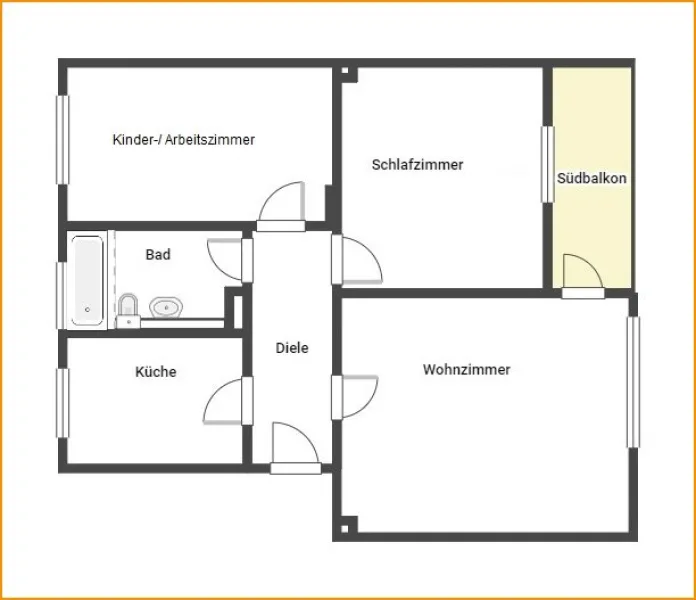 Grundriss 1.OG links