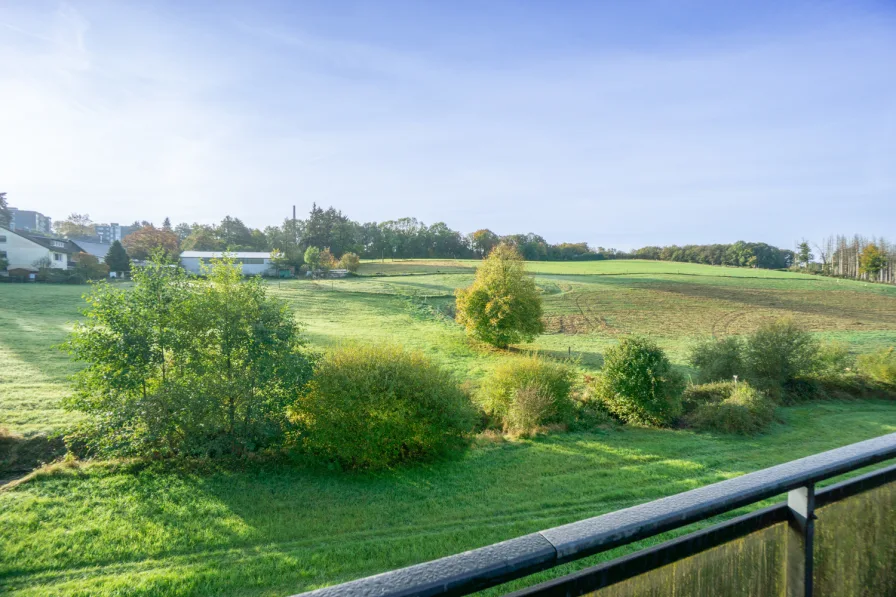 Ausblick Terrasse - Haus kaufen in Remscheid - Lage am LandschaftsschutzgebietDoppelhaushälfte in RS-Lüttringhausen