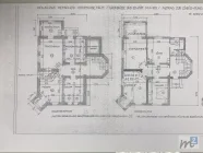 Grundriss Keller- und Erdgeschoss mit Wohneinheit 1