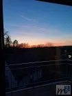 Ausblick bei Sonnenuntergang