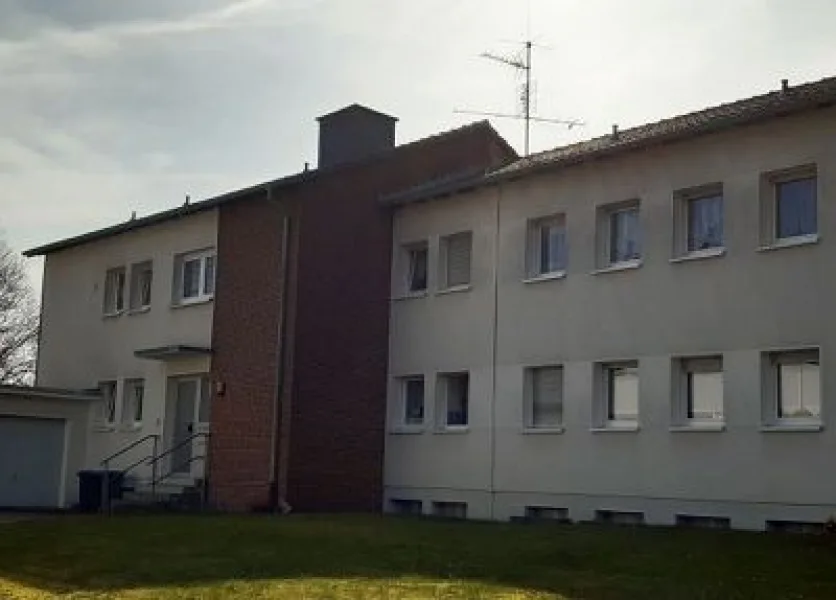 Frontansicht - Wohnung mieten in Bad Sassendorf - kleine, gepflegte Wohnung in zentraler Lage mit Südbalkon