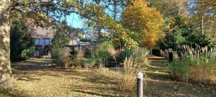 Außenansicht - Haus kaufen in Möhnesee - Natur pur am Möhnesee!Einzigartige DHH mit traumhafter Gartenanlage in Völlinghausen!