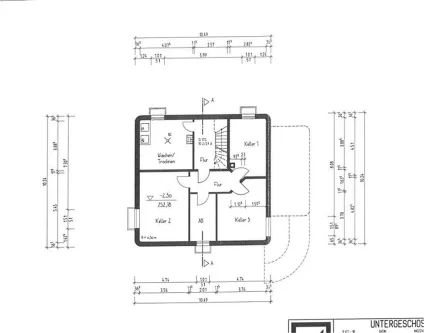 Grundriss KG - Haus kaufen in Möhnesee - Modernes Einfamilienhaus in einer Toplage von Möhnesee-Delecke!