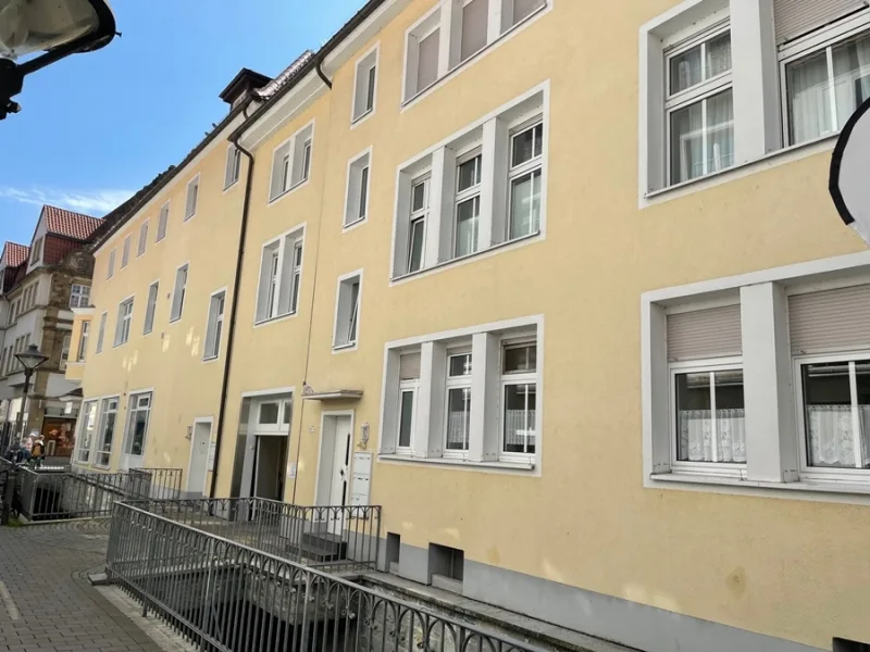 Fassade01 - Wohnung kaufen in Soest - ZENTRUM  2-ZIMMER-ALTBAUWOHNUNG  MIT  BALKON  &  EINSTELLPLATZ  *FREI*