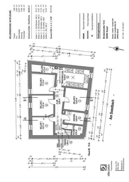 Grundriss KG Haus Nr. 15a