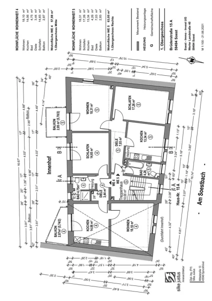 Brüderstr. Nr. 15 A - 1.OG