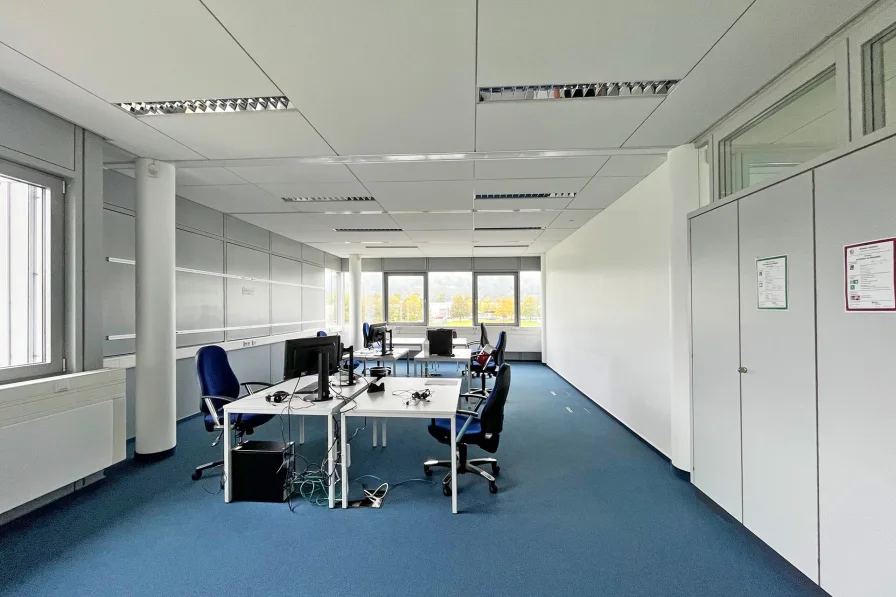 Flexible Aufteilung der Büroräume möglich