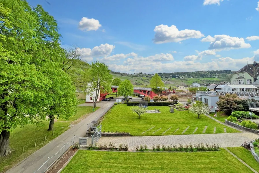 Ausblick vom Balkon