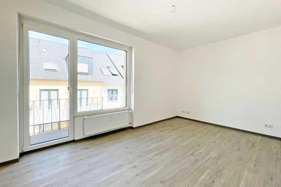 Schlafzimmer mit Balkon