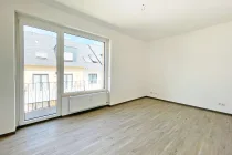 Schlafzimmer mit Balkon