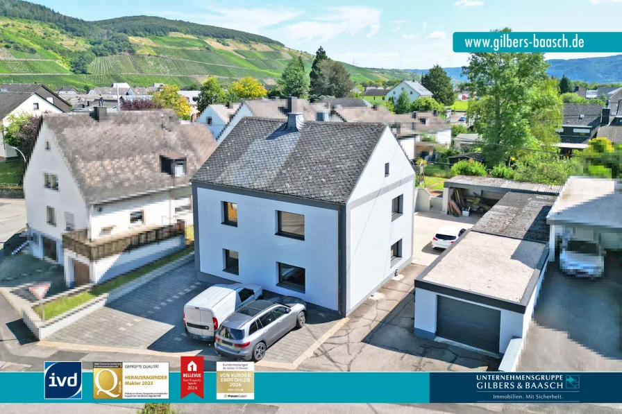 Ihre neue Immobilie in Kirsch - Haus kaufen in Longuich - Longuich-Kirsch: Modernes Wohnhaus mit Garten, großem Grundstück und Dachterrasse