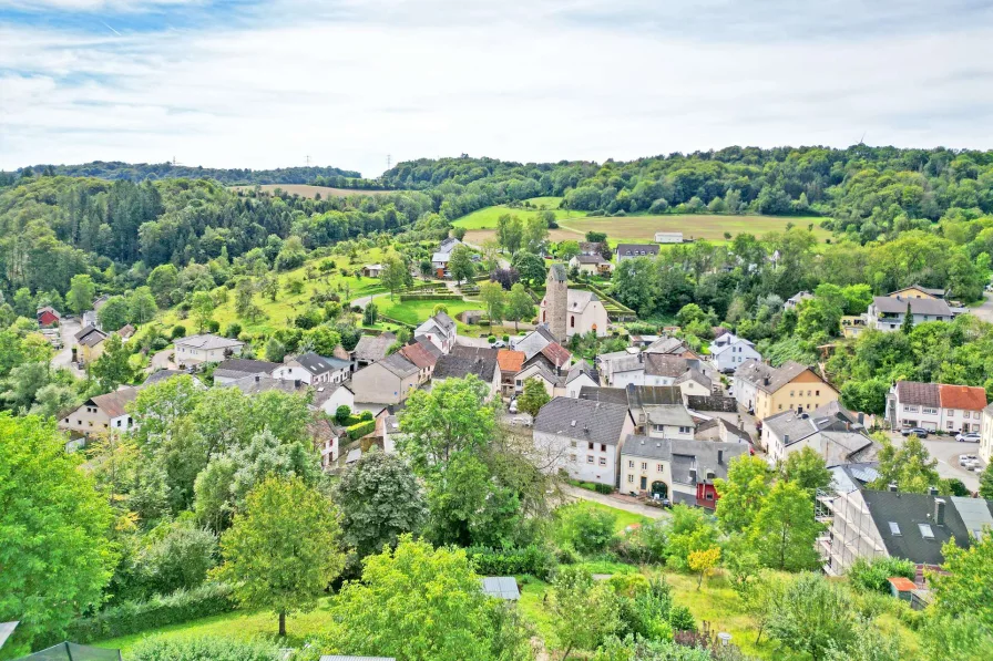 Panoramablick ins Dorf