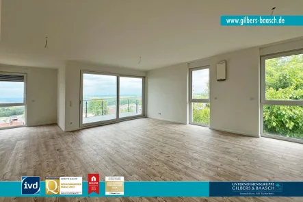 Ihre neue Immobilie - Wohnung kaufen in Osburg - Neubau in Osburg: Provisionsfreie ETW mit 2 Zimmern und großer Wohnküche inkl. Loggia mit Ausblick!