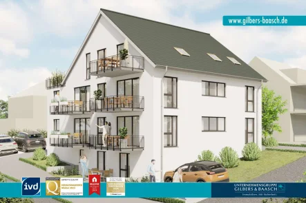 Ihre neue Immobilie! - Wohnung kaufen in Trierweiler - Provisionsfrei | Sirzenich: Schöne Dachgeschosswohnung mit großflächigen Balkon und Aufzugsanlage!