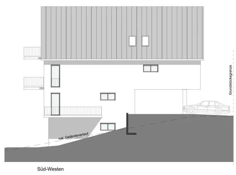 Ansicht Süd-Westen