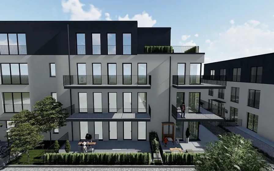 Haus A Eingang 2 - Wohnung kaufen in Trier - Modernes Wohnen im Energiesparhaus Trier-Kürenz Achtung Vermieter Hohe Steuervorteile sichern
