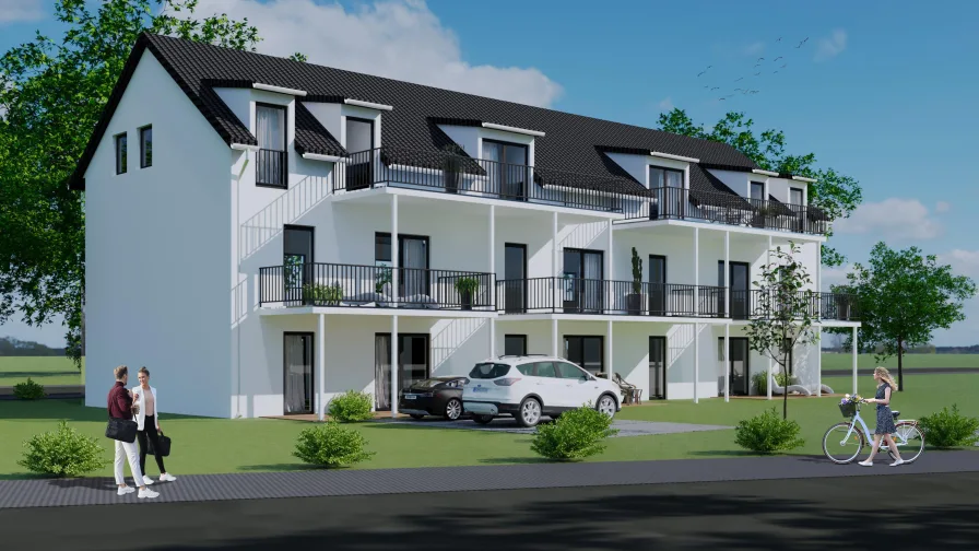 Rückansicht - Grundstück kaufen in Zerf - Zuschuß von bis zu 847.350 EUR und hohe Steuervorteile- Grundstück für 8 Familienhaus in Zerf 