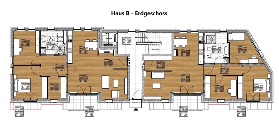 Haus B - Erdgeschoss