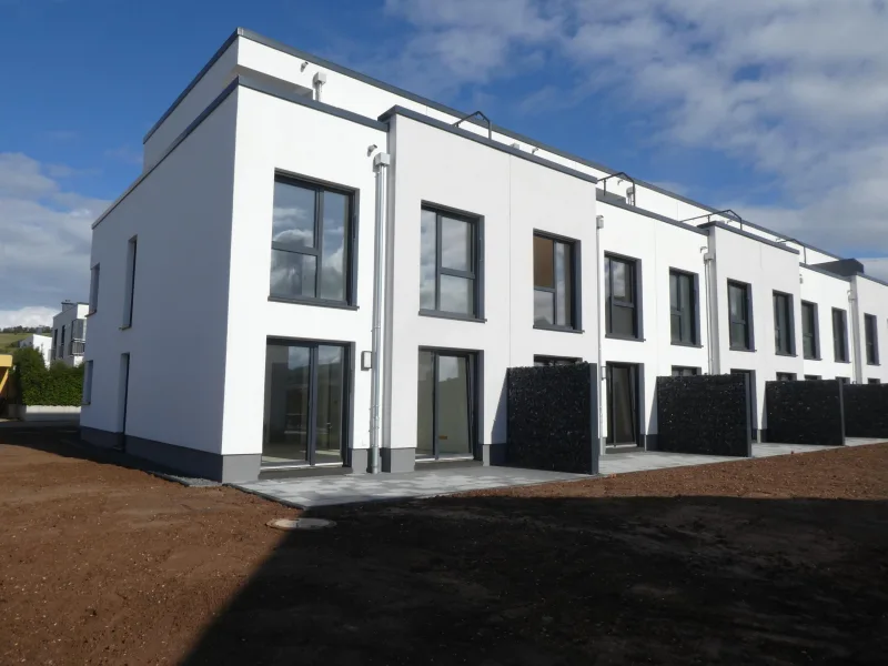 R-Ansicht1  - Haus kaufen in Trier - Neues KFW 40 Eckhaus Tarforster Höhe mit schöner Dachterrasse - Garage optional möglich