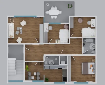 Typ 2  - Wohnung kaufen in Bonn - Schöne Wohnung im Energiesparhaus mit  KFW Darlehen ab 1,79 % + Zuschuß 18.000 EUR