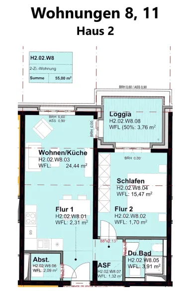 Haus 2 - Wohnung 8, 11