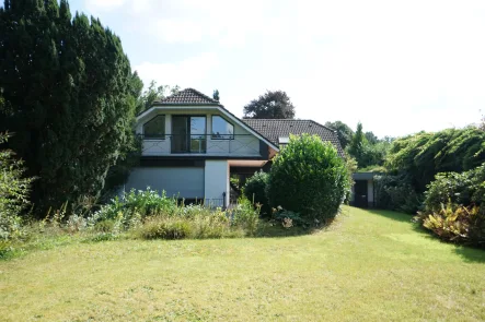 Rückansicht - Haus kaufen in Wesel - Großzügiges Einfamilienhaus mit großem Garten in ruhiger Stichstraße in Toplage von Wesel-Obrighoven